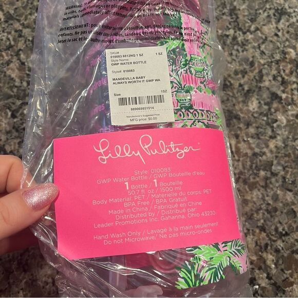 Lilly Pulitzer Printed Water Bottle - Picture 5 of 8